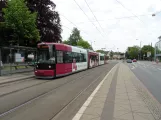 Bremen tram line 4 with low-floor articulated tram 3039 at Kirchbachstraße (2017)