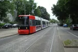 Bremen tram line 8 with low-floor articulated tram 3038 at Busestraße (2009)