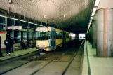 Brussels articulated tram 7945 at Gade du Midi / Zuidstation (2007)