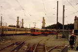 Brussels on the side track at Oostende Station (1982)