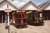 Brussels railcar 410 in front of Musée du Tram (1990)