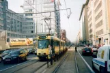 Brussels tram line 52 with articulated tram 7941 on Avenue Fonsny (2007)