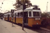 Budapest tram line 17 with railcar 3392 at Széll Kálmán tér (Margit Tér) (1983)