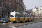 Budapest tram line 18 with railcar 4022 on Bartók Béla út (2013)