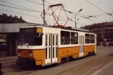 Budapest tram line 59 with railcar 4022 at Széll Kálmán tér (Moszkava Tér) (1983)