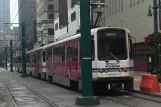 Buffalo Metro Rail with articulated tram 117 near Church (2013)