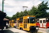 Bydgoszcz tram line 1 with railcar 269 at Las Gdański Lesny Park Kaltary, Wypockynka (2004)
