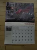 Calendar: San Francisco cable car Powell-Hyde with cable car 13 at California & Powell (2023)