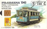 Calling card: Barcelona tourist line 55 , the front (1996)