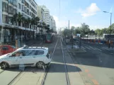 Casablanca tram line T1 at Place Mohamed V (2018)