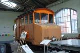 Chemnitz grinder car 1035 in Straßenbahnmuseum (2015)