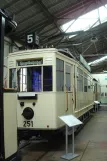 Chemnitz railcar 251 in Straßenbahnmuseum (2015)