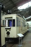 Chemnitz railcar 251 in Straßenbahnmuseum Chemnitz (2015)