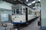 Chemnitz railcar 332 in Straßenbahnmuseum (2015)