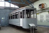 Chemnitz sidecar 566 inside Straßenbahnmuseum (2015)