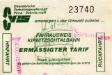 Children round trip ticket: Bad Schandau (1996)