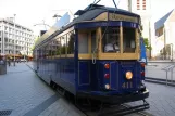 Christchurch Tram Restaurant with railcar 441 at Christchurch Tramway front view (2011)