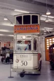 Copenhagen bilevel rail car 50 in HT museum (1984)