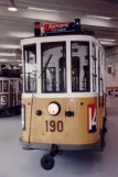 Copenhagen railcar 190 in HT museum (1984)