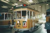 Copenhagen railcar 472 in HT museum (2002)