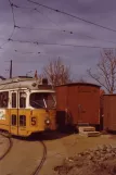 Copenhagen tram line 5 with articulated tram 898 at Formosavej (1972)