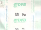 Day pass for Dresdner Verkehrsbetriebe (DVB), the back (2002)