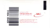 Day pass for Freiburger Verkehr (VAG), the back (2008)