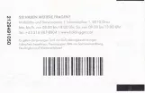 Day pass for Holding Graz Linien, the back (2012)