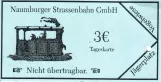 Day pass for Naumburger Straßenbahn (NSB) (2003)
