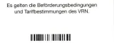 Day pass for Rhein-Neckar-Verkehr in Heidelberg (RNV), the back (2024)