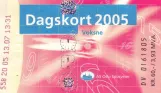 Day pass for Sporveien, the front (2005)