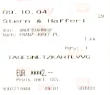 Day pass for Verein Pro Gmundner Straßenbahn (2004)