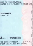 Day pass for Verkehrsbetriebe Zürich (VBZ) (2005)