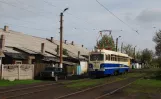 Donetsk museum tram 002 on Olminskoho Street (2011)