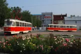 Donetsk railcar 126 at wuł. Czerwonoarmijśka (2012)