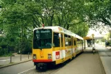 Dortmund tram line U44 with articulated tram 149 at Westfalenhütte (2002)