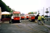 Douglas, Isle of Man Horse Drawn Trams with open horse-drawn tram 35 at Derby Castle (2006)