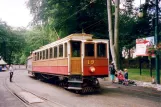 Douglas, Isle of Man Manx Electric Railway with railcar 19 at Laxey (2006)
