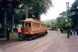 Douglas, Isle of Man Manx Electric Railway with railcar 7 at Laxey (2006)