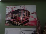 Drawing: San Francisco cable car 57 near California & Hyde (2023)