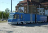 Dresden CarGoTram with motor freight car 2002 on Postplatz (2007)