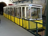 Dresden funicular Standseilbahn with cable car Standseilbahn 1 at Körnerplatz (2019)
