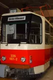 Dresden museum tram 226 001-2 at the depot Betriebshof Trachenberge (2006)