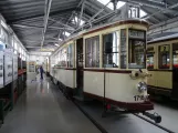 Dresden railcar 1716 in Straßenbahnmuseum (2019)
