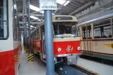 Dresden railcar 222 998-7 in Straßenbahnmuseum (2015)