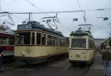 Dresden railcar 734 at Betriebshof Trachenberge (2007)