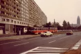 Dresden tram line 3  near Walpurgisstr. (1983)