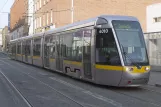 Dublin Red Line with low-floor articulated tram 4010 on Jervis (2011)