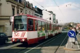 Duisburg regional line 901 with articulated tram 1032 at Hochschule Ruhr West (Kolkmann) (2004)