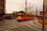 Duisburg tram line 904  near Hauptbahnhof (1982)